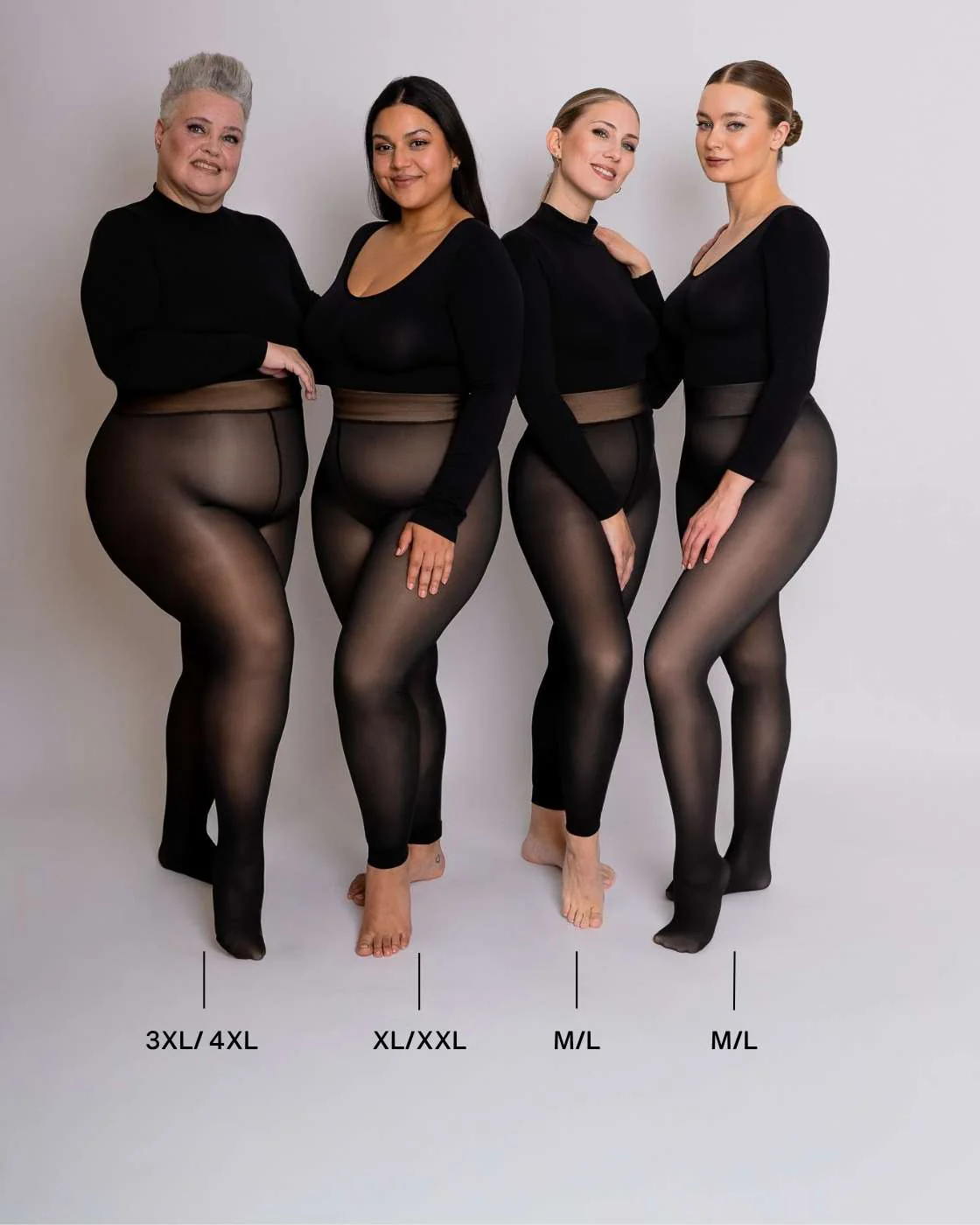 InvisiTights™ | gefütterte Leggings | Breiter Bund am Fuß - Image 9