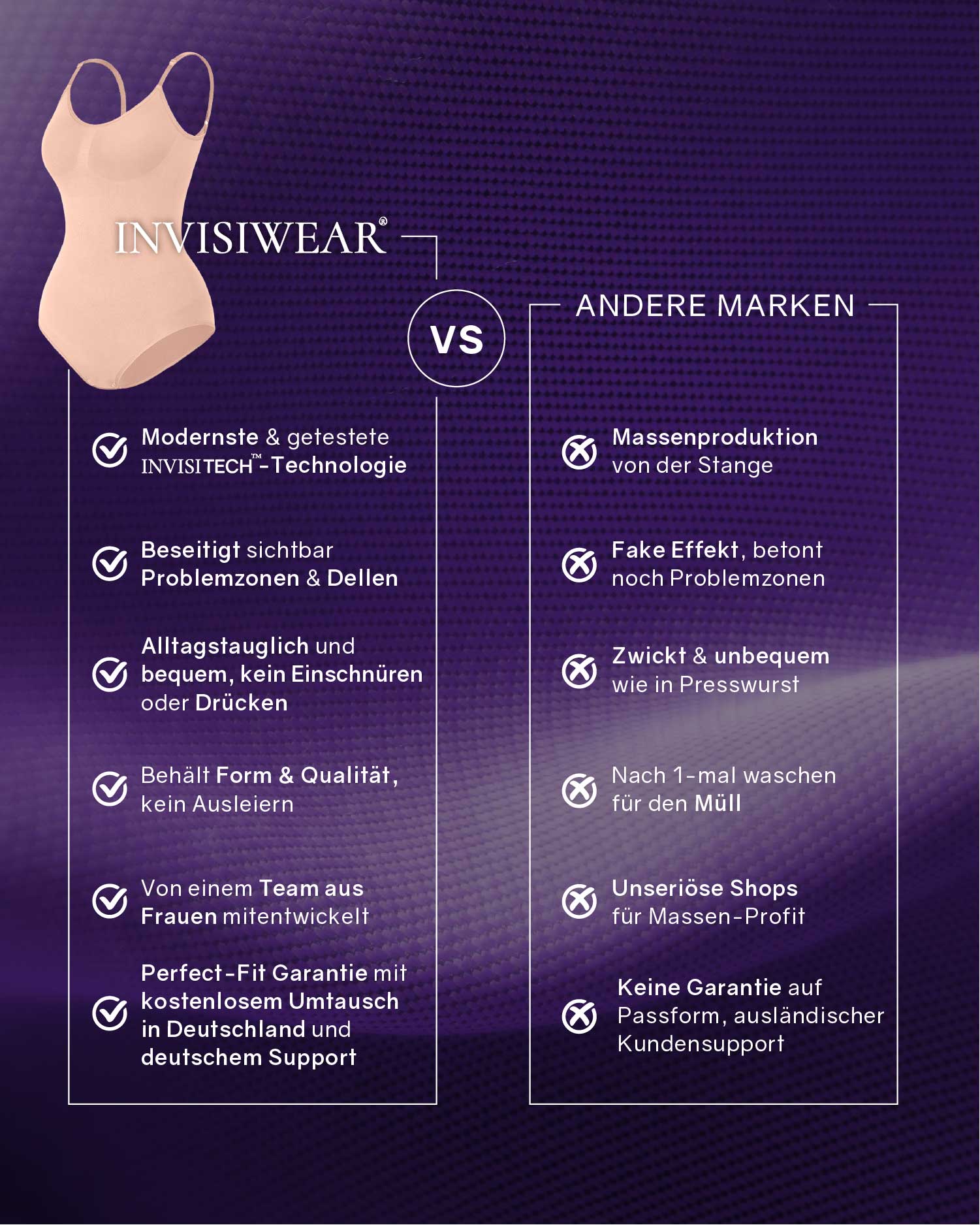 PREMIUM InvisiShape - Shaping Body Panty mit extra breiten Trägern - Image 52