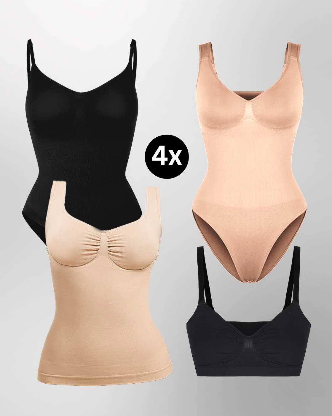 PREMIUM InvisiShape - Shaping Essentials - 4er Set - Image 2