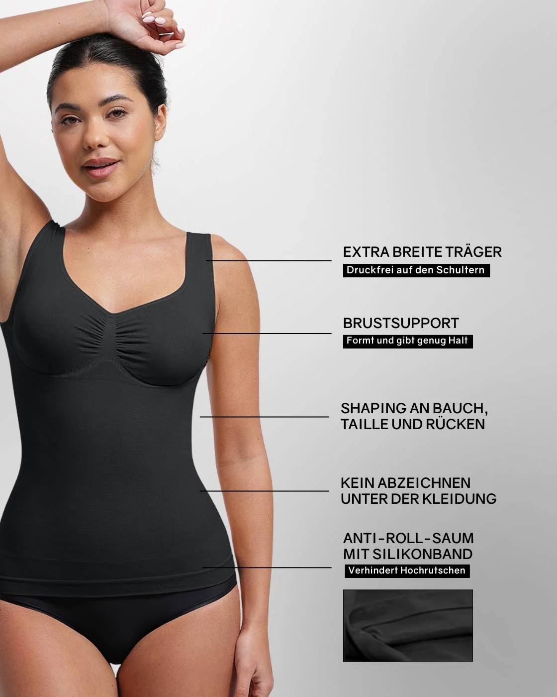 PREMIUM InvisiShape - Shaping Top mit breiten Trägern - Image 34