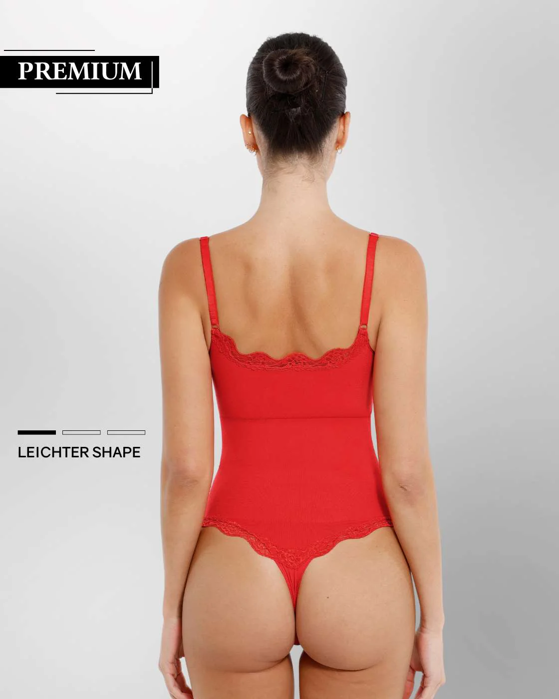 PREMIUM Shaping Body mit Tanga und Spitzendetails - Image 32